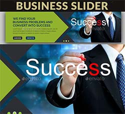 网店横幅广告模板(通用型)：Business Slider